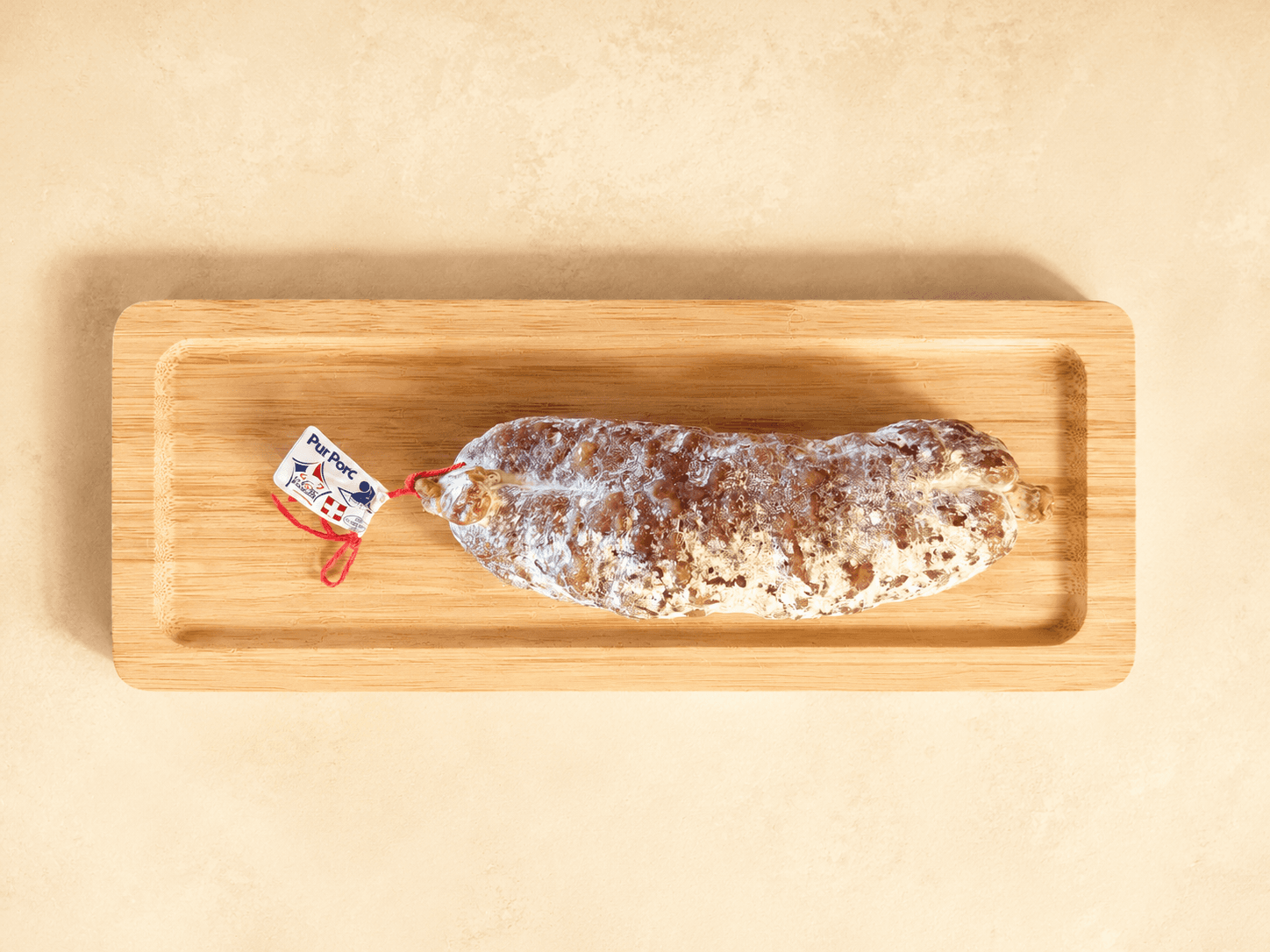 Saucisson sec Nature 200g — Salaisons Des Alpes